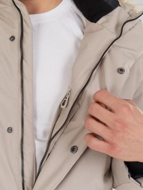 Fundango Spirit II Parka Jacket herren wintermantel sand 8