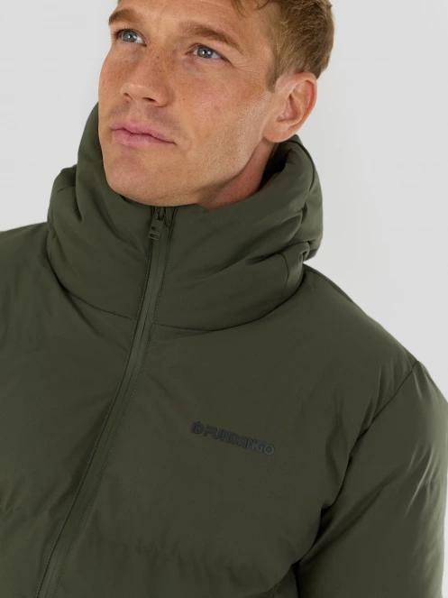 Fundango Newport Puffer Jacket herren wattierte winterjacke oliv 5