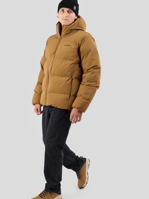 Fundango Newport Puffer Jacket herren wattierte winterjacke braun 4