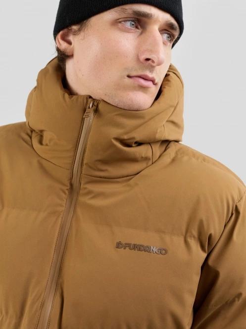 Fundango Newport Puffer Jacket herren wattierte winterjacke braun 5