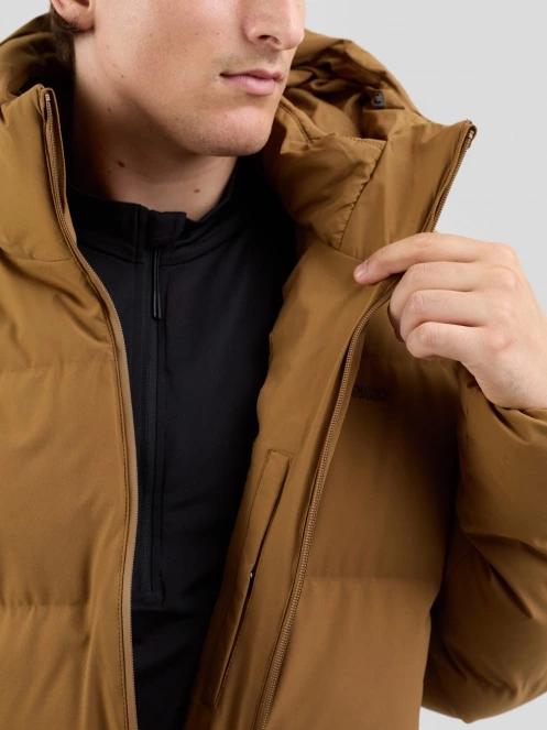 Fundango Newport Puffer Jacket herren wattierte winterjacke braun 6