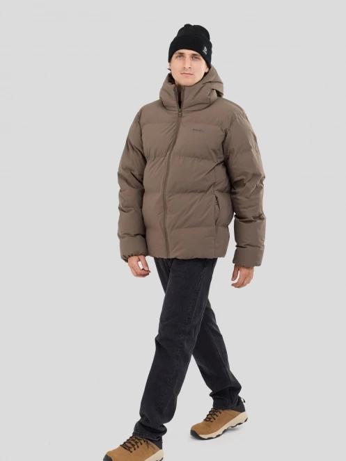 Fundango Newport Puffer Jacket herren wattierte winterjacke braun 4