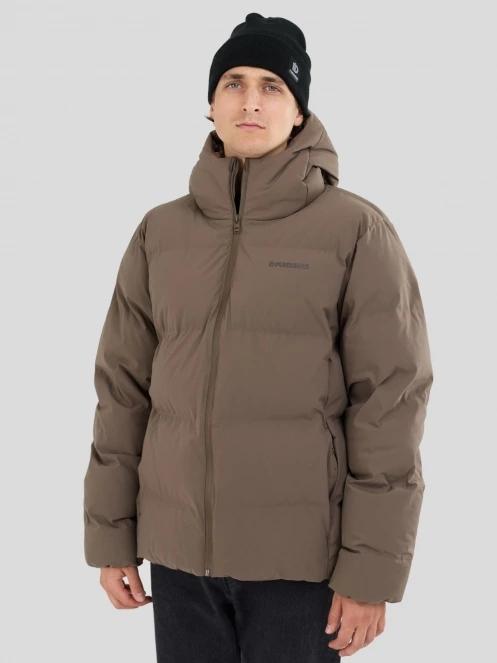 Fundango Newport Puffer Jacket herren wattierte winterjacke braun 5
