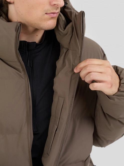 Fundango Newport Puffer Jacket herren wattierte winterjacke braun 9