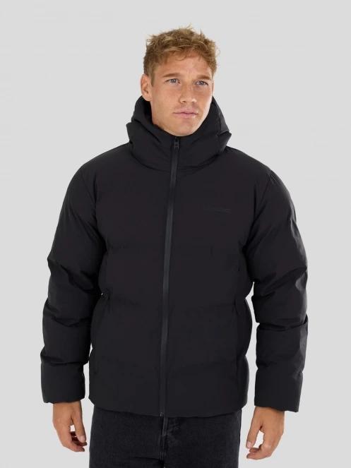 Fundango Newport Puffer Jacket herren wattierte winterjacke Schwarz 2