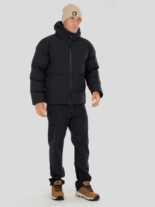 Fundango Newport Puffer Jacket herren wattierte winterjacke Schwarz 4
