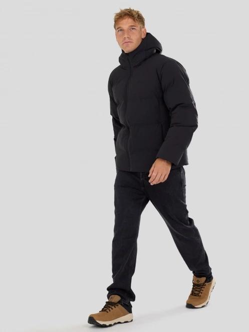 Fundango Newport Puffer Jacket herren wattierte winterjacke Schwarz 5