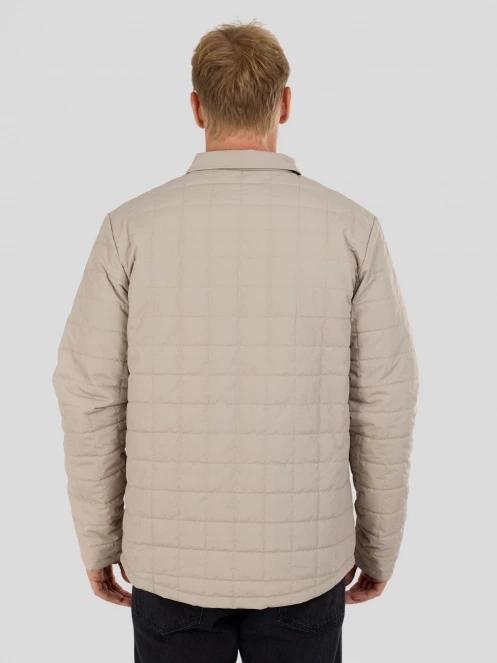 Fundango Grido Padded Shirt Jacket herren hemdjacke sand 3