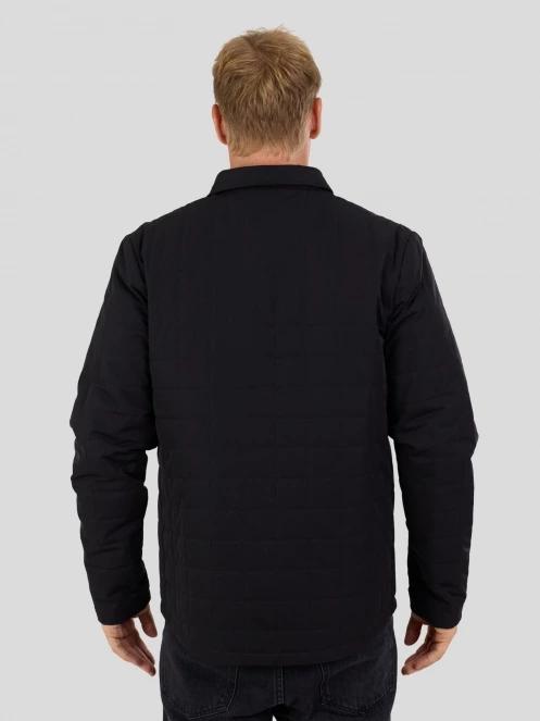 Fundango Grido Padded Shirt Jacket herren hemdjacke Schwarz 3