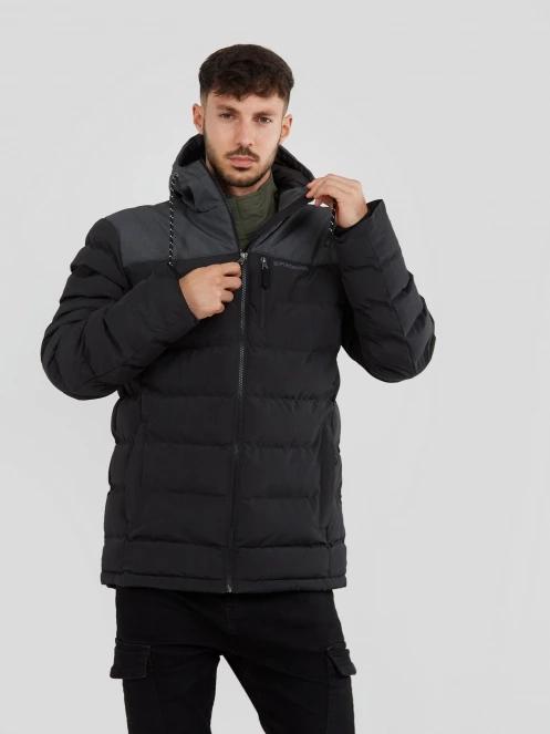 Fundango Passat Padded Jacket herren mäntel Schwarz 2