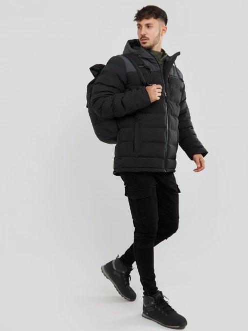 Fundango Passat Padded Jacket herren mäntel Schwarz 5