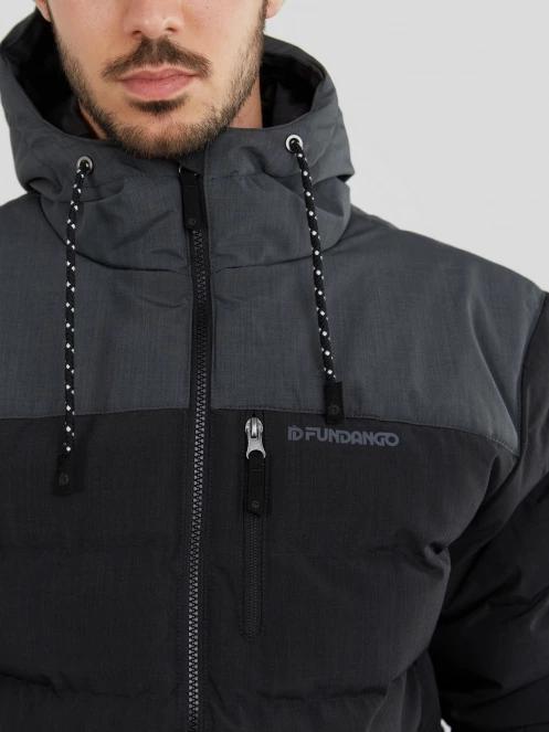 Fundango Passat Padded Jacket herren mäntel Schwarz 6