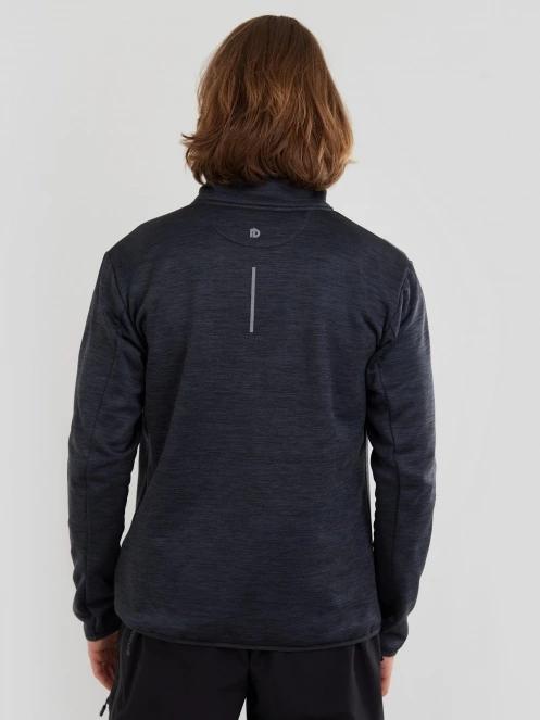 Fundango Jefferson Fleece Jacket herren fleecepullover Schwarz 3