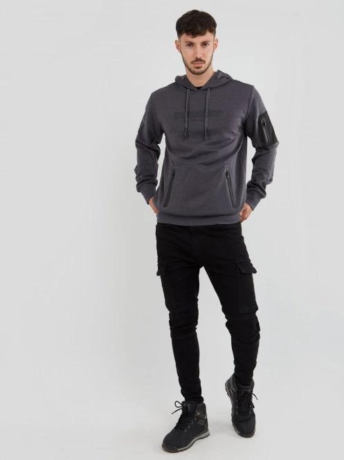 Fundango Force Tech Pullover herren pullover grau 4
