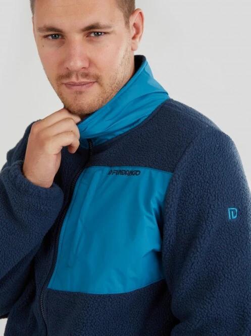 Fundango Haven Hybrid Jacket herren fleecepullover blau 4