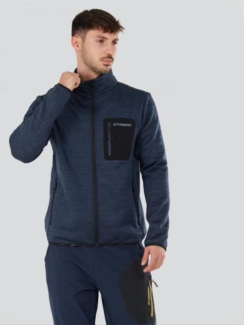 Fundango Jefferson Fleece Jacket herren fleecepullover blau 2