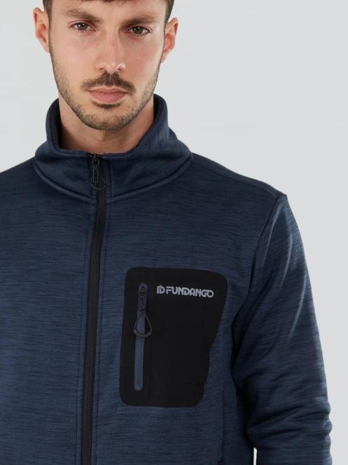 Fundango Jefferson Fleece Jacket herren fleecepullover blau 6