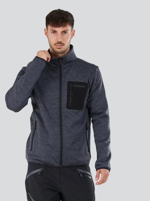 Fundango Jefferson Fleece Jacket herren fleecepullover grau 5