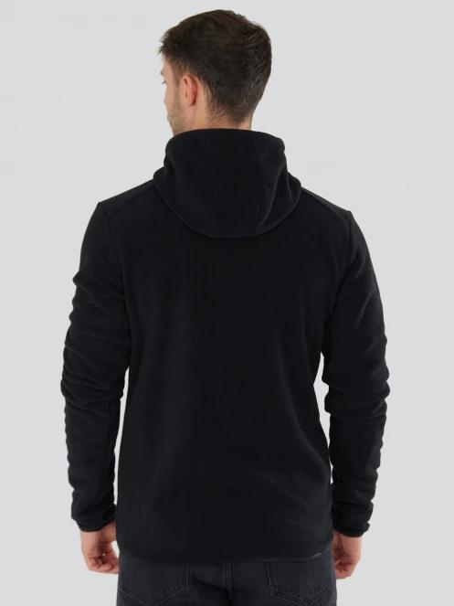 Fundango Nestor Fleece Jacket herren fleecepullover Schwarz 3