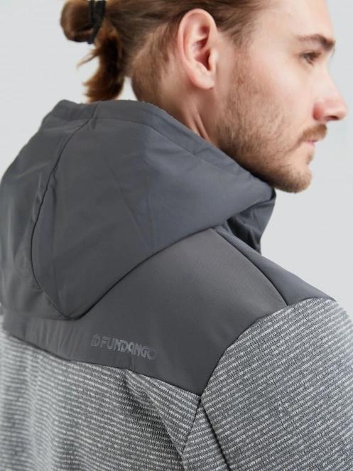 Fundango Ashford Insulated Fleece Jacket herren fleecepullover grau 6