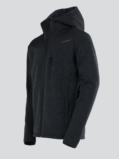 Fundango Ashford Insulated Fleece Jacket herren fleecepullover grau 3
