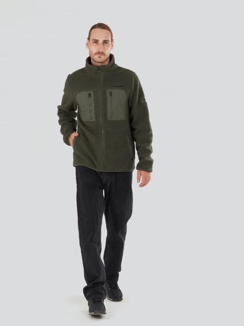 Fundango Haven Hybrid Jacket herren pullover grün 4