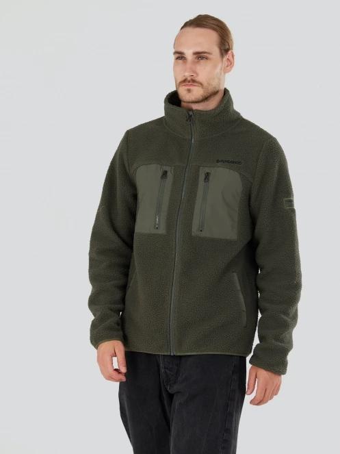 Fundango Haven Hybrid Jacket herren pullover grün 5