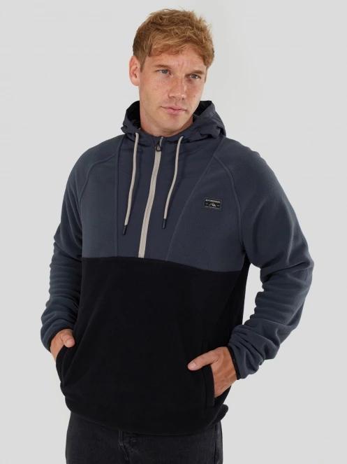 Fundango Carlos Fleece Pullover herren kapuzenpullover grau 2
