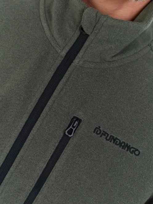Fundango Jeffrey Fullzip Fleece herren fleecepullover oliv 6