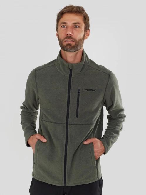 Fundango Jeffrey Fleece Jacket herren fleecepullover oliv 2