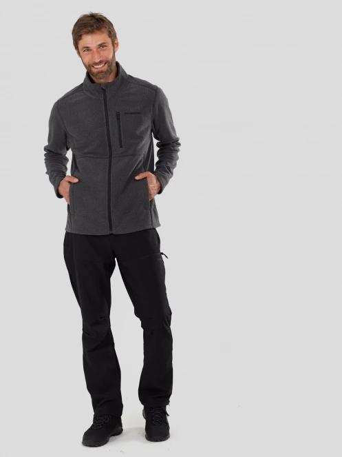 Fundango Jeffrey Fleece Jacket herren fleecepullover Schwarz 4