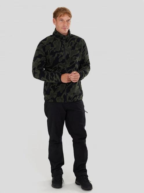 Fundango Nestor II Fleece Jacket herren fleecepullover Schwarz 4