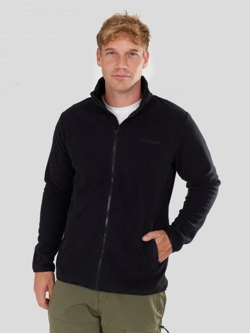 Fundango Nestor II Fleece Jacket herren fleecepullover Schwarz 2