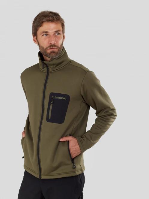 Fundango Revolution Fullzip Fleece herren fleecepullover grün 2