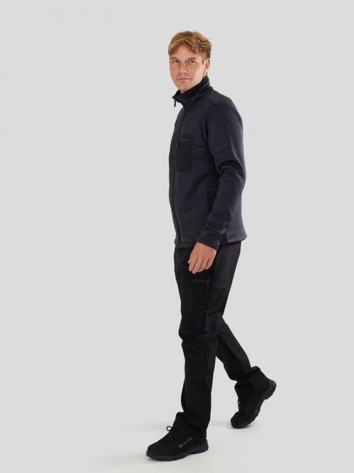 Fundango Revolution Fullzip Fleece herren fleecepullover Schwarz 4