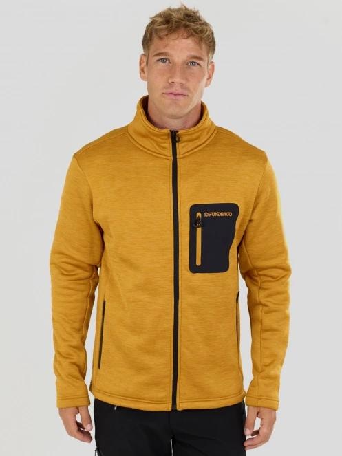 Fundango Revolution Fleece Jacket herren fleecepullover gelb 2