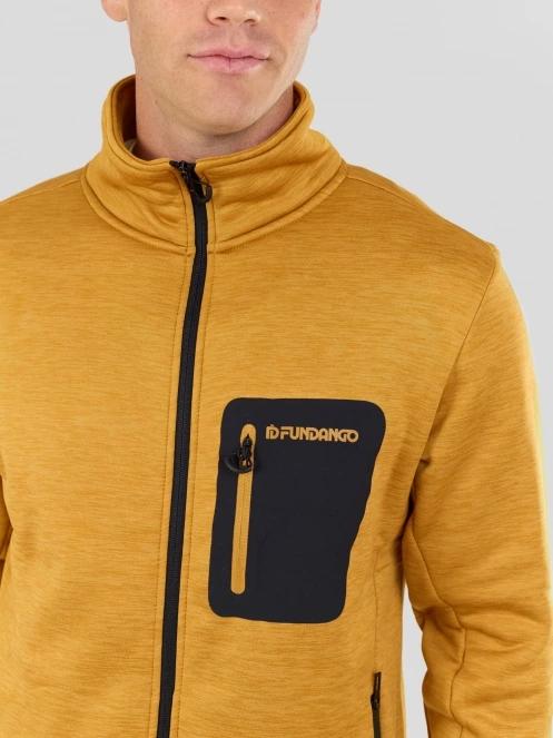 Fundango Revolution Fleece Jacket herren fleecepullover gelb 5