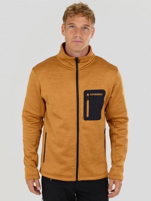 Fundango Revolution Fleece Jacket herren fleecepullover orange 2
