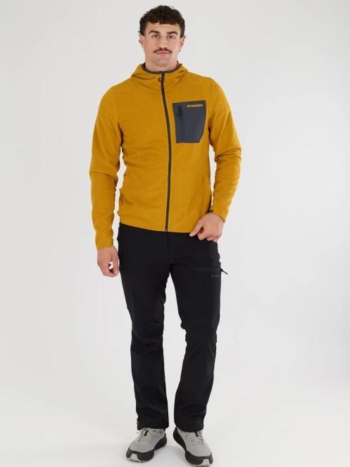 Fundango Nagano Full Zip Hoodie herren hybrid-midlayer gelb 4