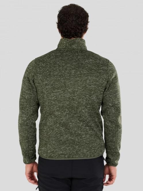 Fundango Cruz Knit Fleece Jacket herren fleecepullover oliv 3