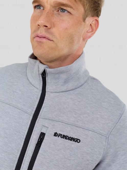 Fundango Soren Fleece Jacket herren fleecepullover grau 5