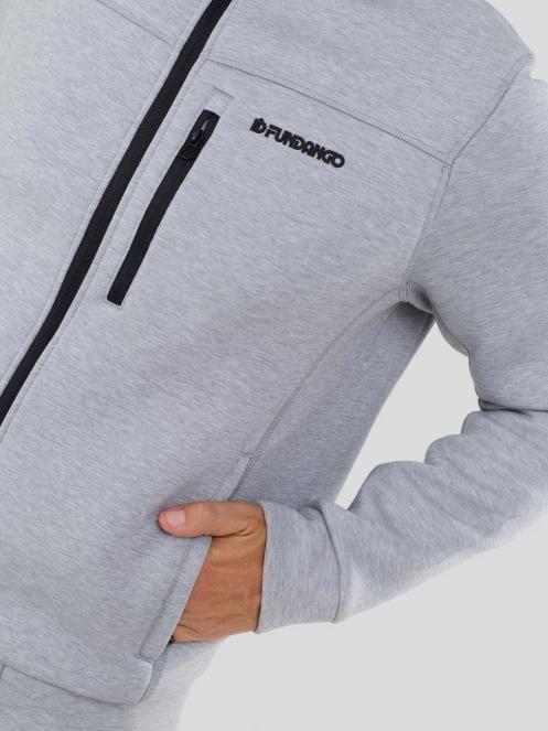 Fundango Soren Fleece Jacket herren fleecepullover grau 6