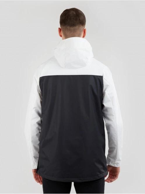 Fundango Salmo Logo Anorak herren regenmantel weiß 3