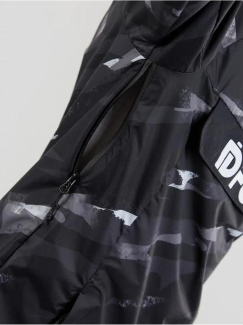 Fundango Salmo Logo Anorak herren regenmantel Schwarz 6