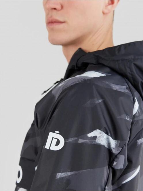 Fundango Salmo Logo Anorak herren regenmantel Schwarz 7
