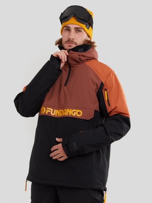 Fundango Burnaby Logo Anorak herren skijacke rot 2