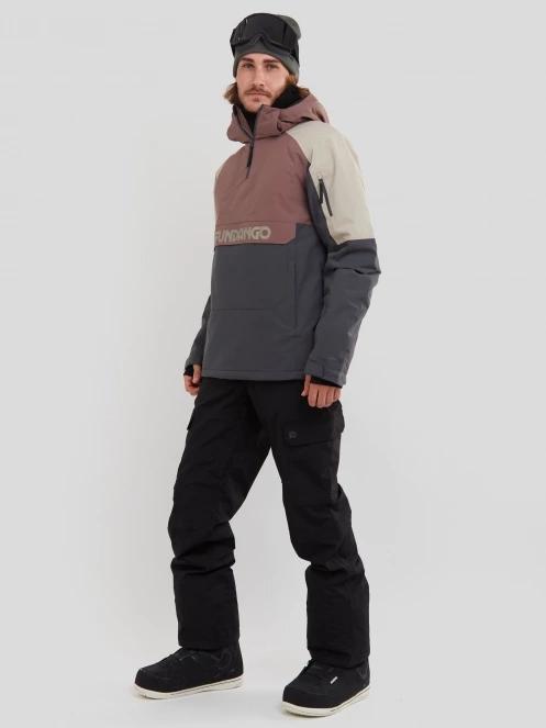 Fundango Burnaby Logo Anorak herren skijacke lila 4