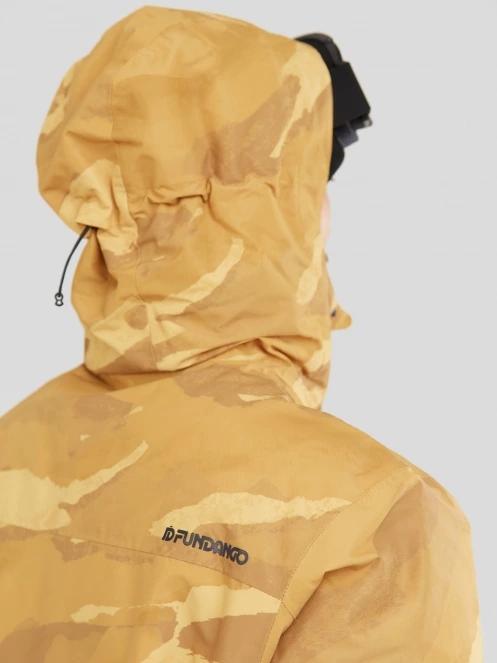 Fundango Tilbury Logo Anorak herren skijacke orange 10
