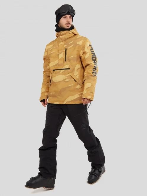Fundango Tilbury Logo Anorak herren skijacke orange 4