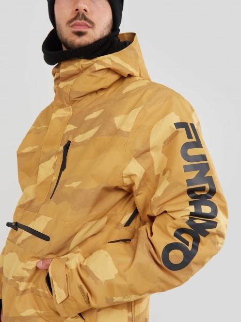 Fundango Tilbury Logo Anorak herren skijacke orange 6